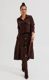 Костюм Galean Style 1013 коричневый