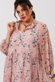 Платье Anelli Laurel арт. 1657 пудровый сад