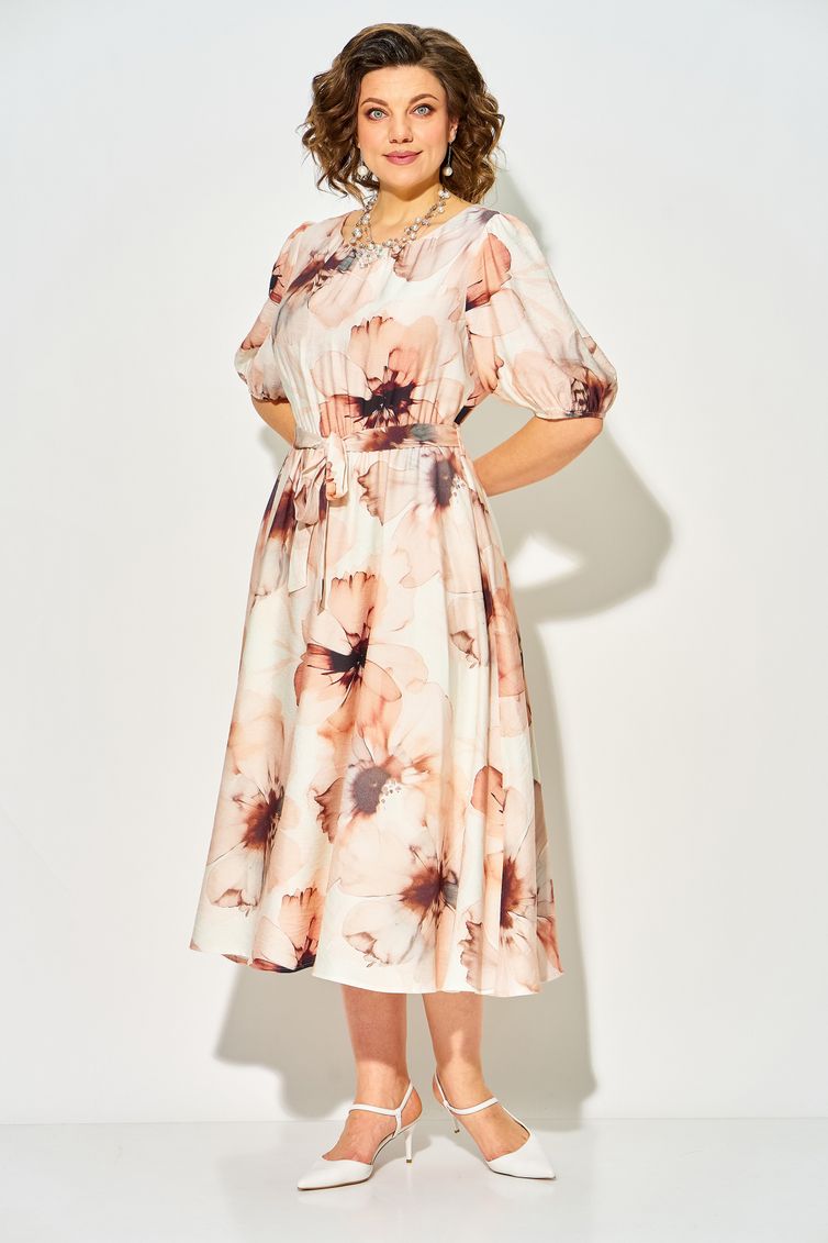 Платье Лилиана арт. 1536 пудра