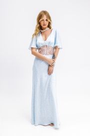 Dress Pirs #6662 goluboj