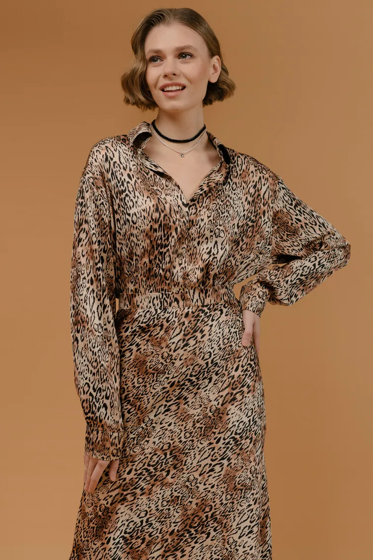 Koszula JRSy #2389 leopard