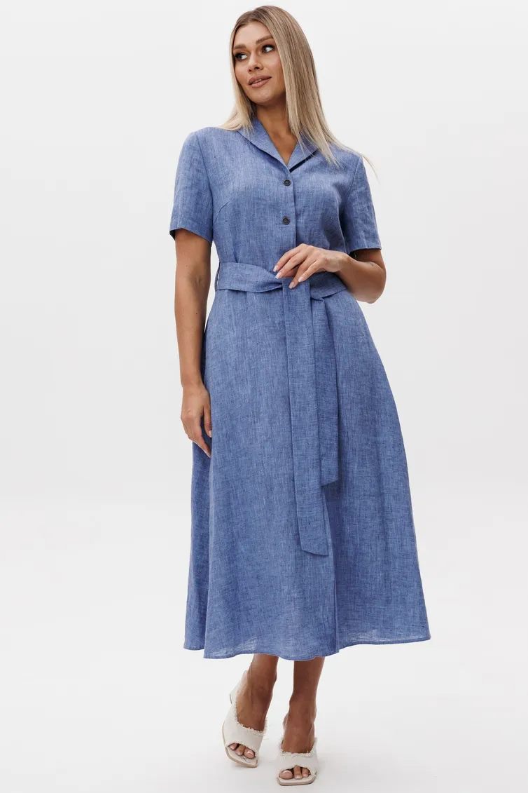 Dress Ma Cherie #4107 sinij melanzh