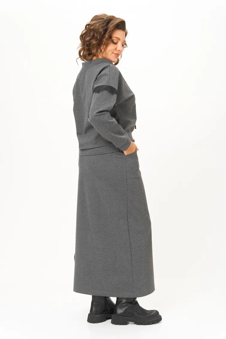 Костюм Michel Chic арт. 1444 графитовый