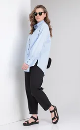 Рубашка BLISS 8216 Голубой CARMELA