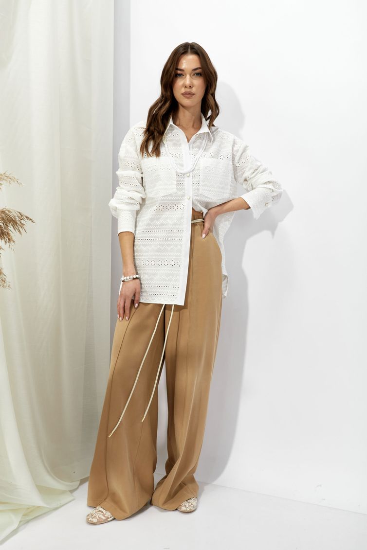 Блузка Люше арт. 4361 молоко