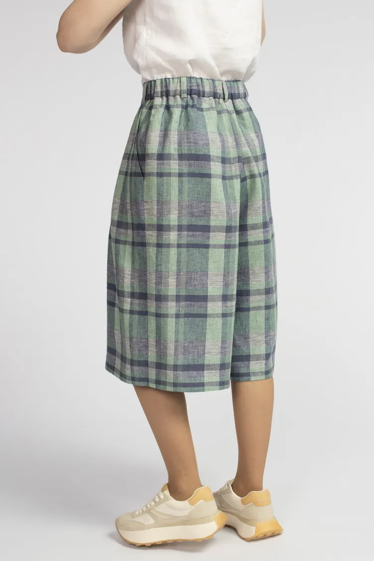 Spodenki FASHION CENTRE #L-3907 zeleno-fioletovyj