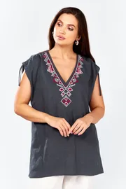 Bluzka MALI #625-079 seryj
