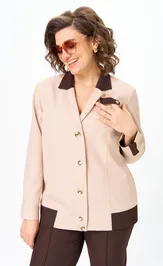Garnitur Vilena-fashion 1144 bezh+shokolad