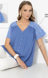 Bluzka CHARUTTI Schaste v melochax (stil)