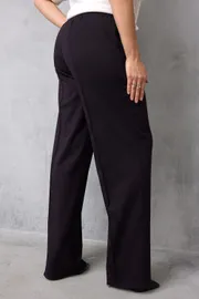 Брюки BegiModa арт. 6079 чёрный баклажан