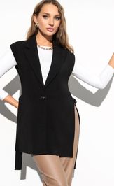 Kamizelka CHARUTTI Sama sebe boss (blek)