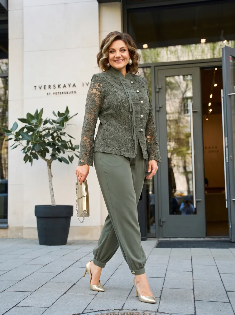 Suit Liliana #1553N oliv
