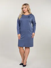 Платье NOVITA арт. 1200 джинсовый