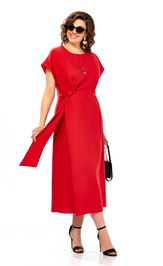 Dress Ольга Стиль S1019 krasnyj
