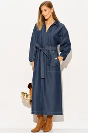 Dress LAIKONY #L-594 temno-sinij