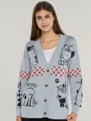 Sweter Newvay #7242-14124 tumannaya rosa/t.sin/tumannaya rosa/orxideya