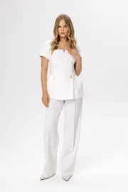 Blouse Pirs #6636 belyj