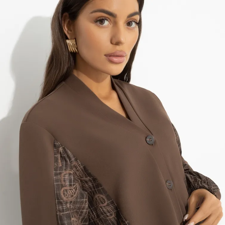 Sweter CHARUTTI #Kontrakt na roskosh (brown)