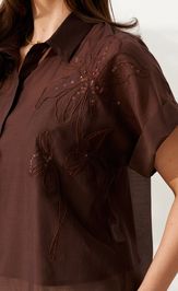 Bluzka Alta Moda 1090-2 korichnevyj