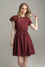 Dress MARIKA #422 bordo