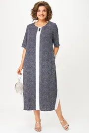 Sukienka Michel Chic #2168 temno-sinij, gorox