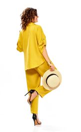 Костюм Ольга Стиль С1013 горчица