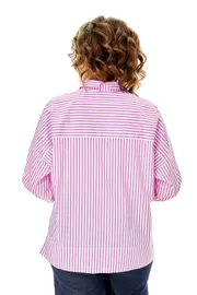 Blouse Michel Chic #798 poloska lilovaya