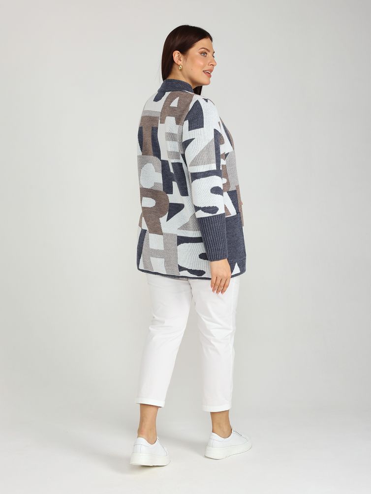 Кардиган BONADI арт. 1982 джинс-капучино