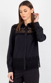 Blouse VIZAVI 747 chernyj