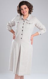 Dress Celentano 5017.2 len bezh