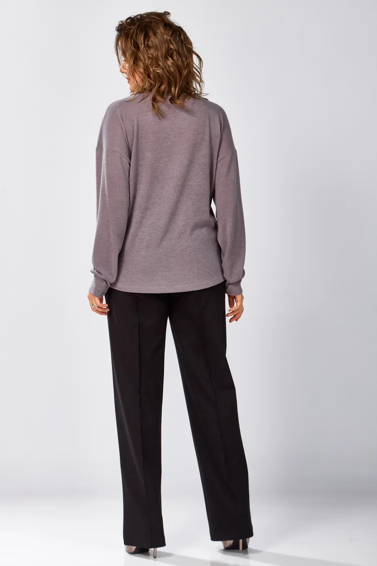 Лонгслив BegiModa #4156 fioletovyj pepel