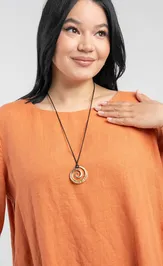 Sukienka FASHION CENTRE L-4003/Morkovnyj