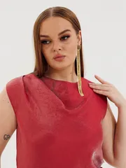 Sukienka Anastasia MAK #1317 krasn