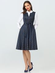 Платье DS Trend арт. С-0255 (Деловой квартал, нью клетка)