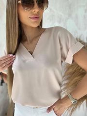 Blouse nika.pl #0401011 M&M-10 bezhevyj odnoton