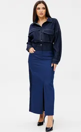 Skirt Ma Cherie 2076 sinij