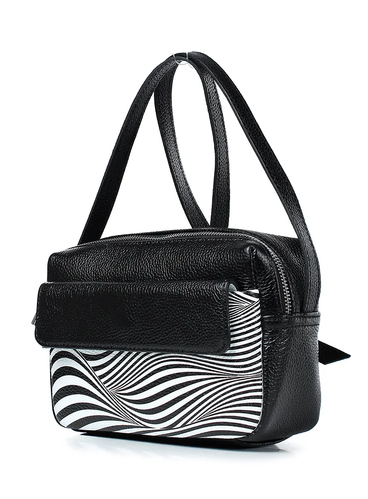 Torba Galanteya #22s2688k45 chernyj/belyj