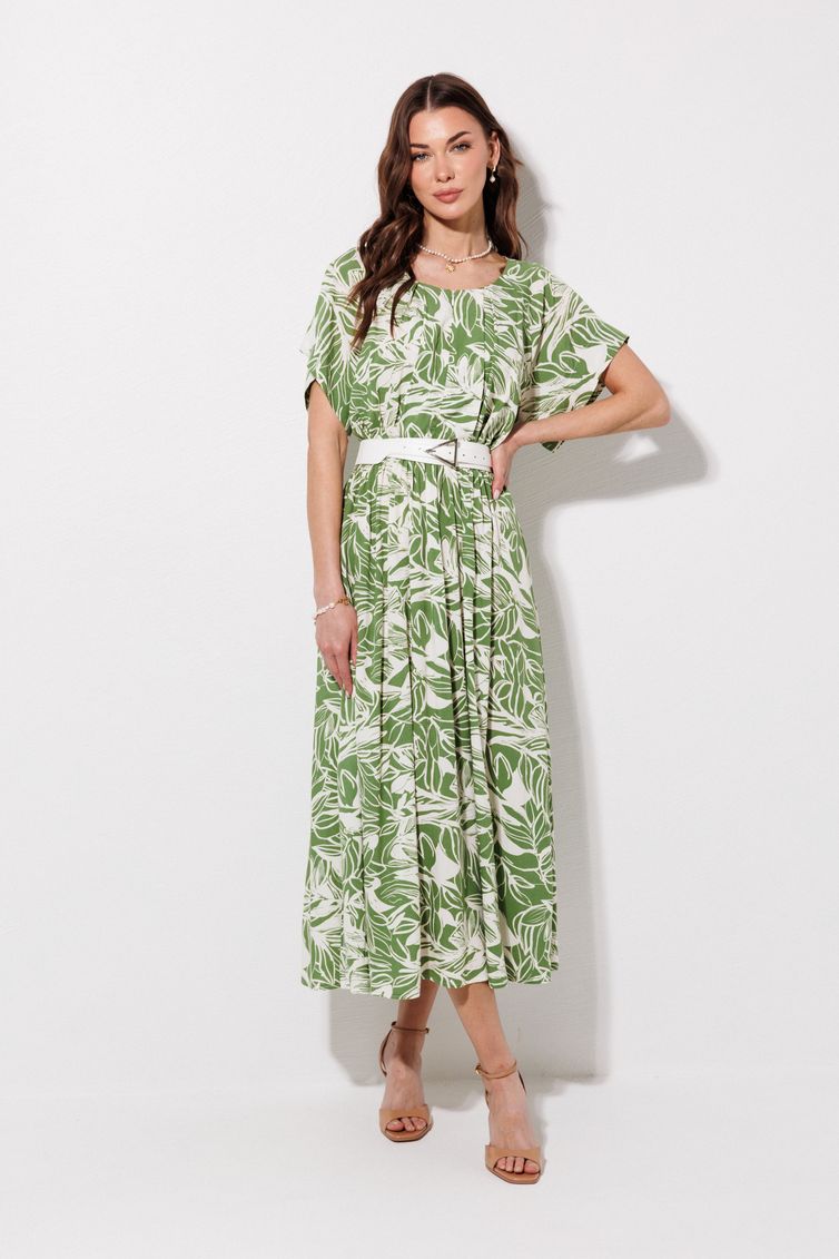 Платье Люше арт. 4381 зеленый