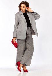 Blazer Rishelie #1014 cherno-belyj
