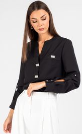 Blouse VIZAVI 739 chernyj