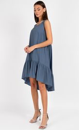 Dress VIZAVI 838 sero-sinij