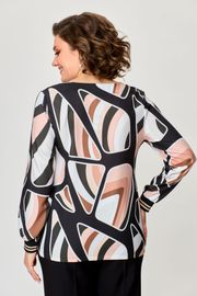 Blouse nika.pl #0401602 M&M-16 korichnevyj