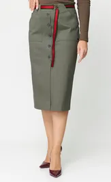 Spódnica БелЭльСтиль 598-302 oliva
