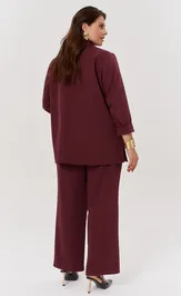 Комплект OVERYOU 166/1 бургунди+леопард