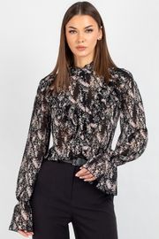 Blouse VIZAVI #744 cvety