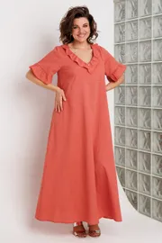 Платье BegiModa арт. 1066 коралл