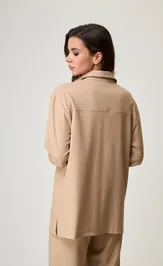 Рубашка Anelli Laurel 1293.1 темный беж