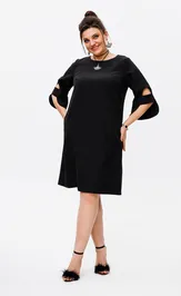 Sukienka Anelli Laurel 1447 chernyj