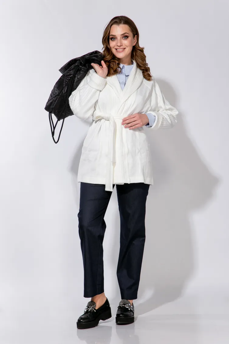 Кардиган Elletto Life арт. 3520 бел