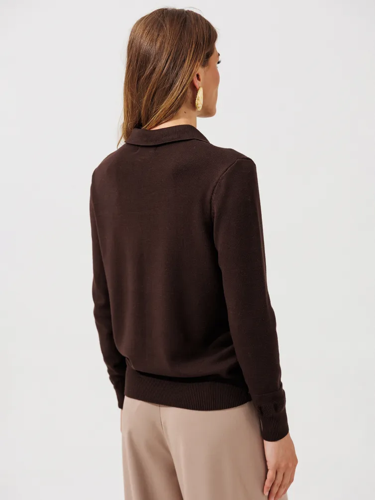 Jumper Romgil #RV0436-VI5 temno-korichnevyj